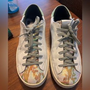 P448 Glitter Camp Tongue sneaker 39 (8.5)